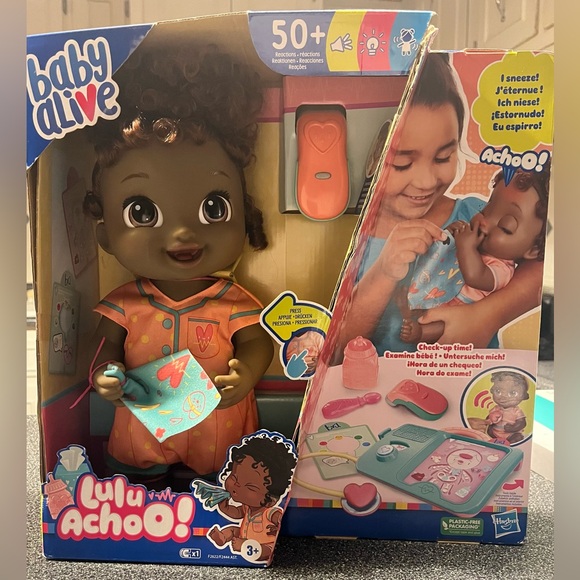 Baby Alive! Lulu Achoo! Doctor play. Light up/interactive. New in box - Picture 1 of 4